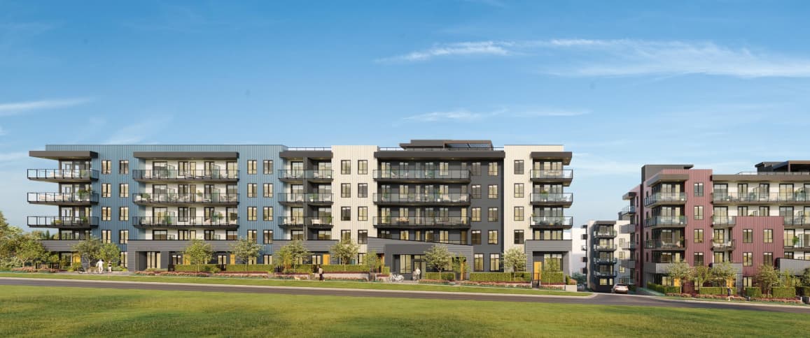 Developer rendering of Atlin at Clayton Crest in West Clayton, Surrey