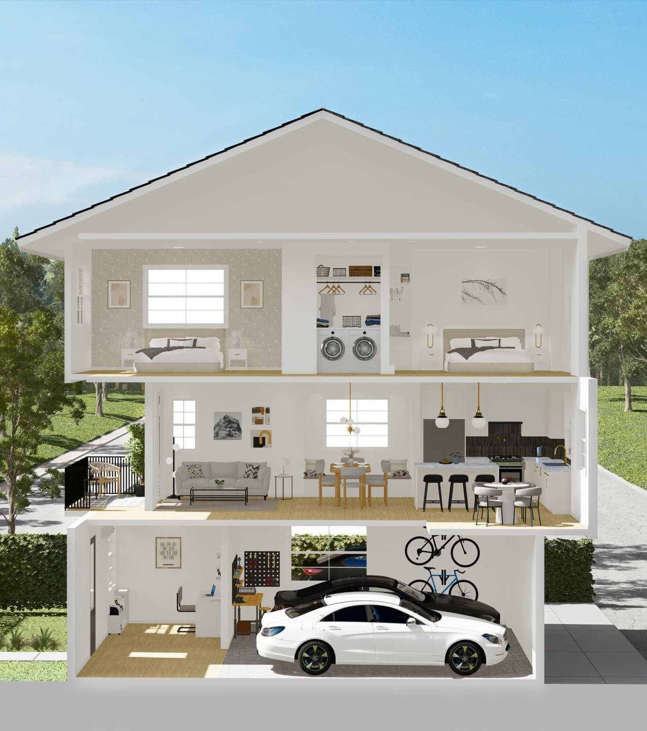 Official Fiore interior rendering