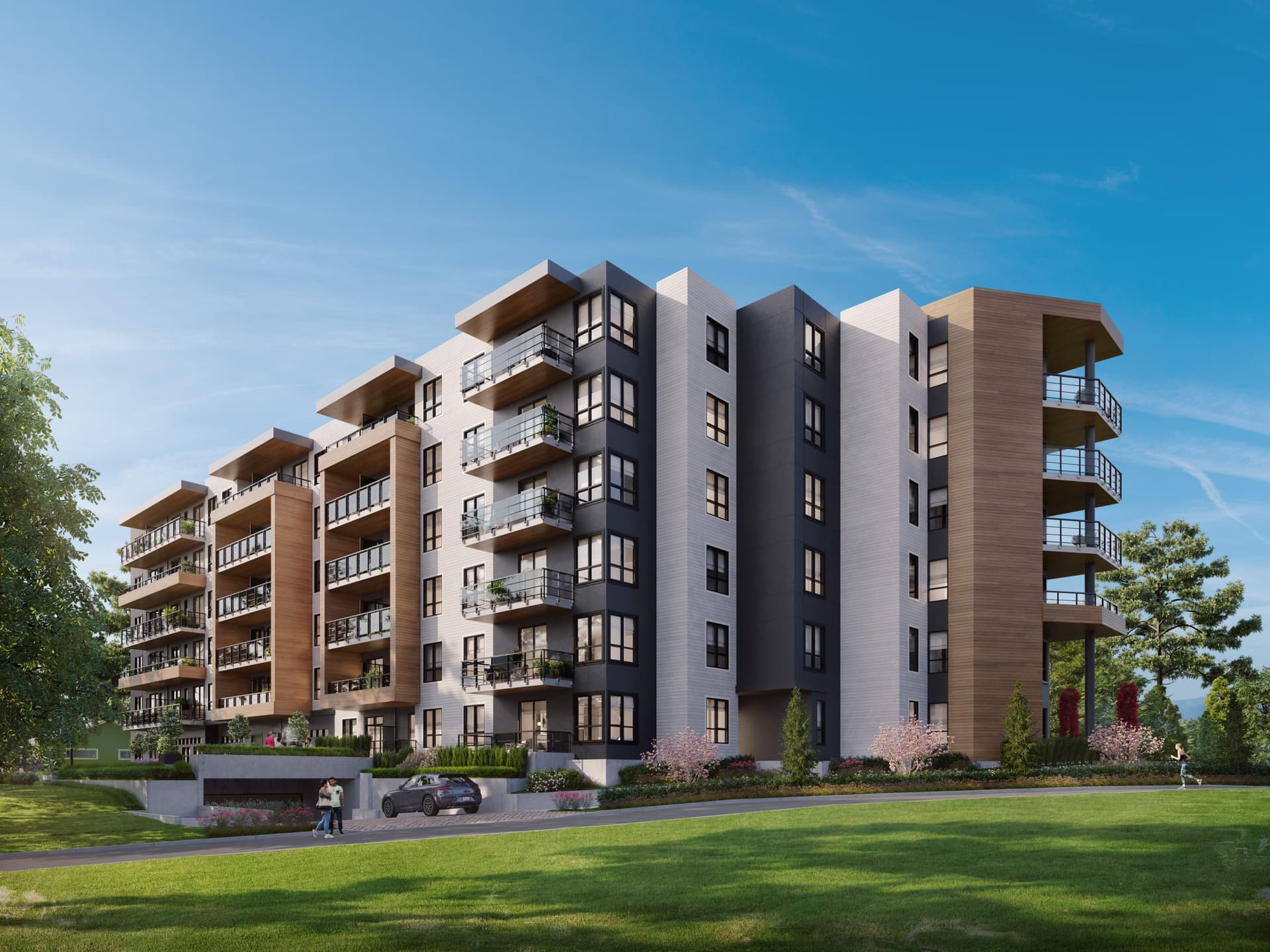 Official City Corners II exterior rendering